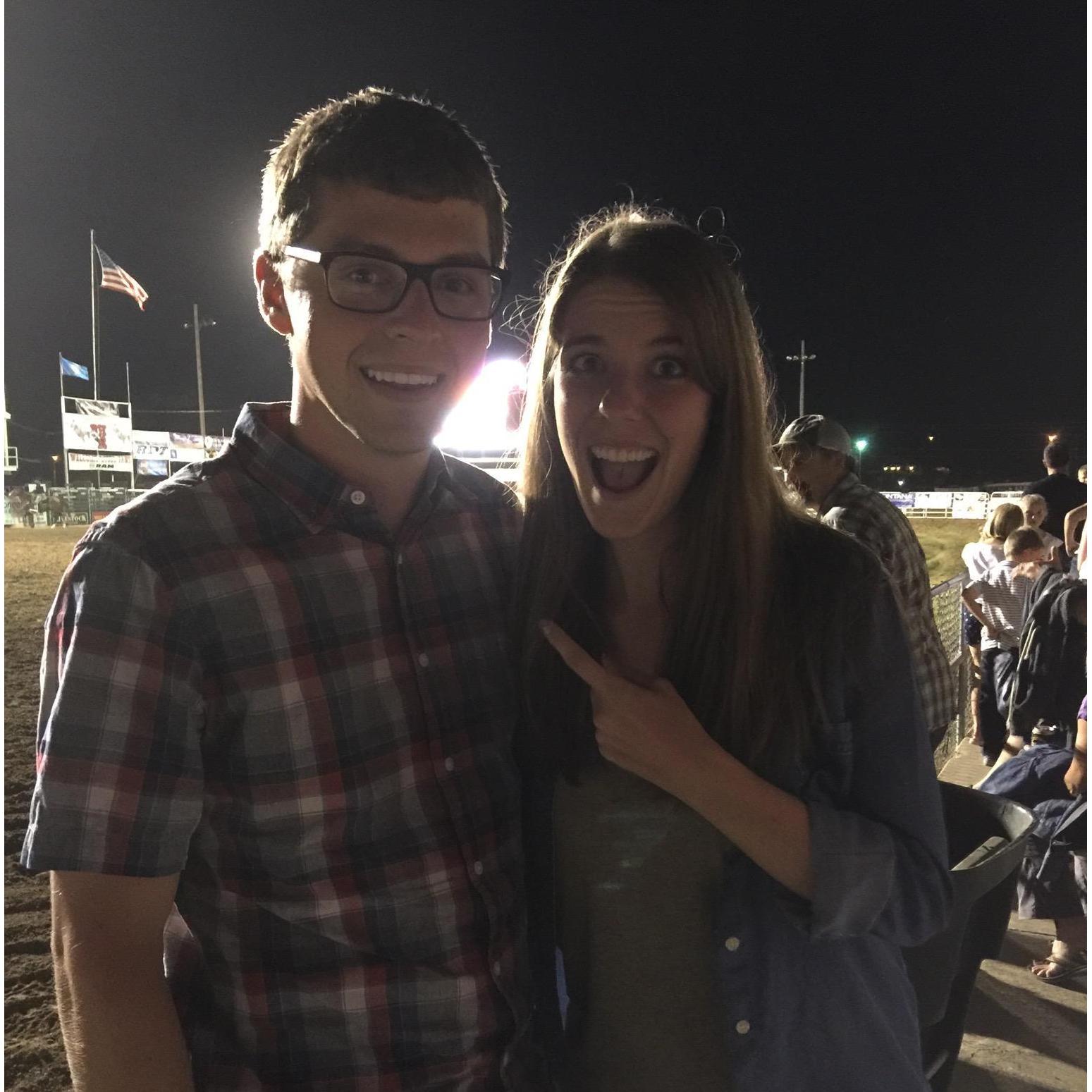 Matt's first time at a rodeo