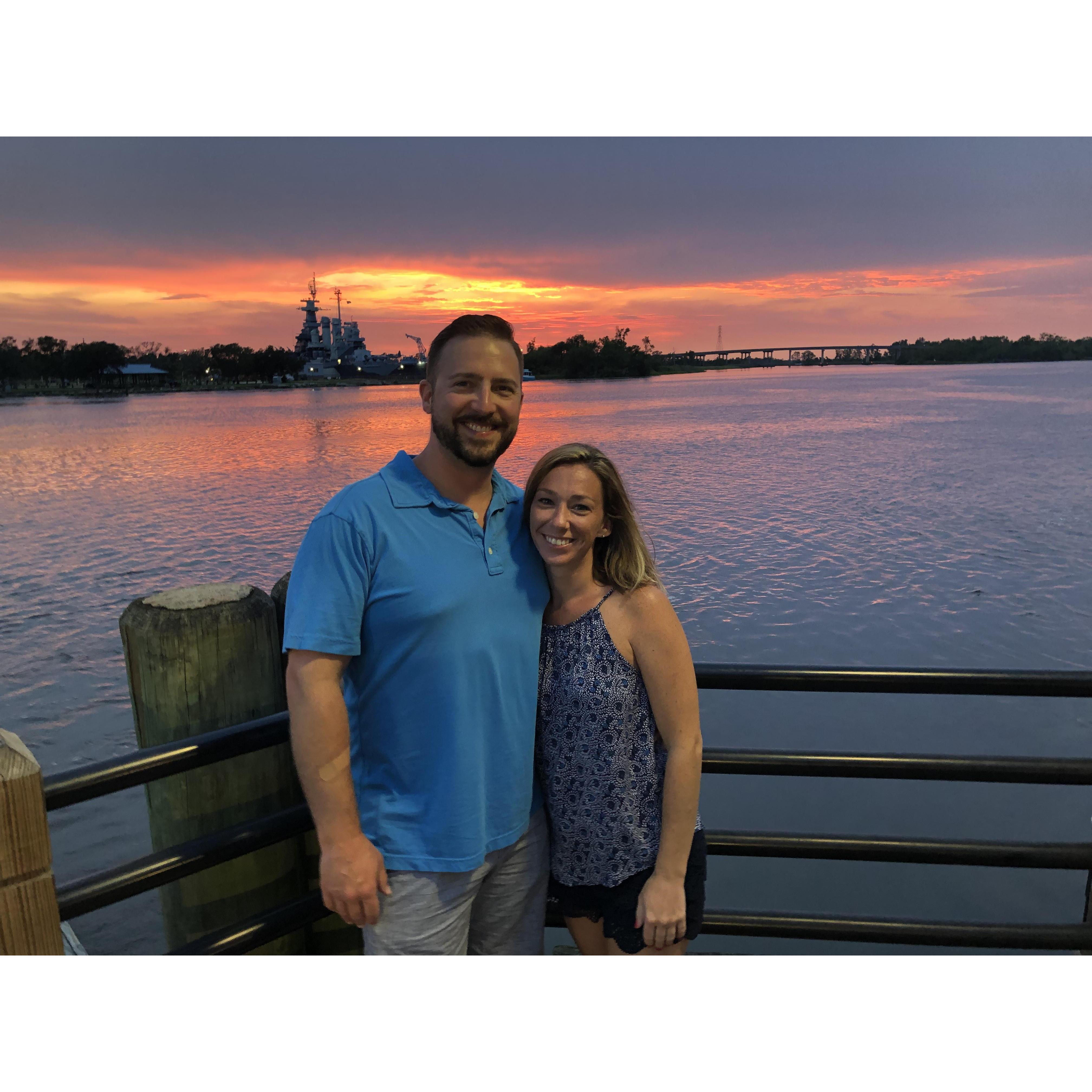 Sunset in Wilmington, NC