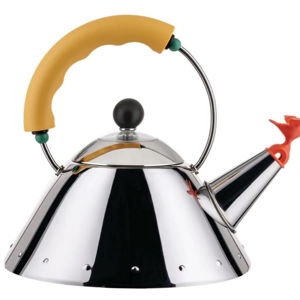 Kettle with Bird Shaped Whistle - Yellow