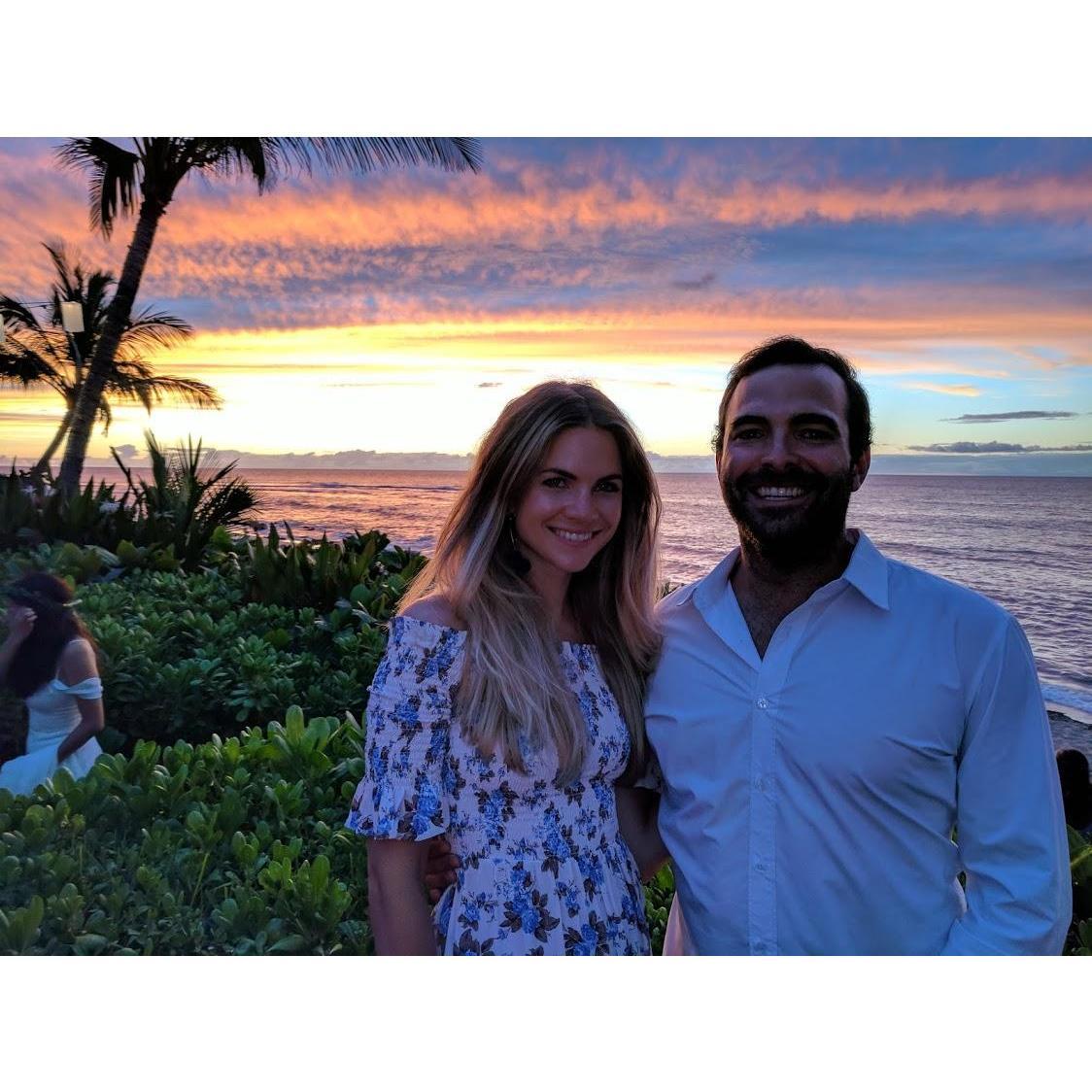 Unbelievable sunset in Hawaii