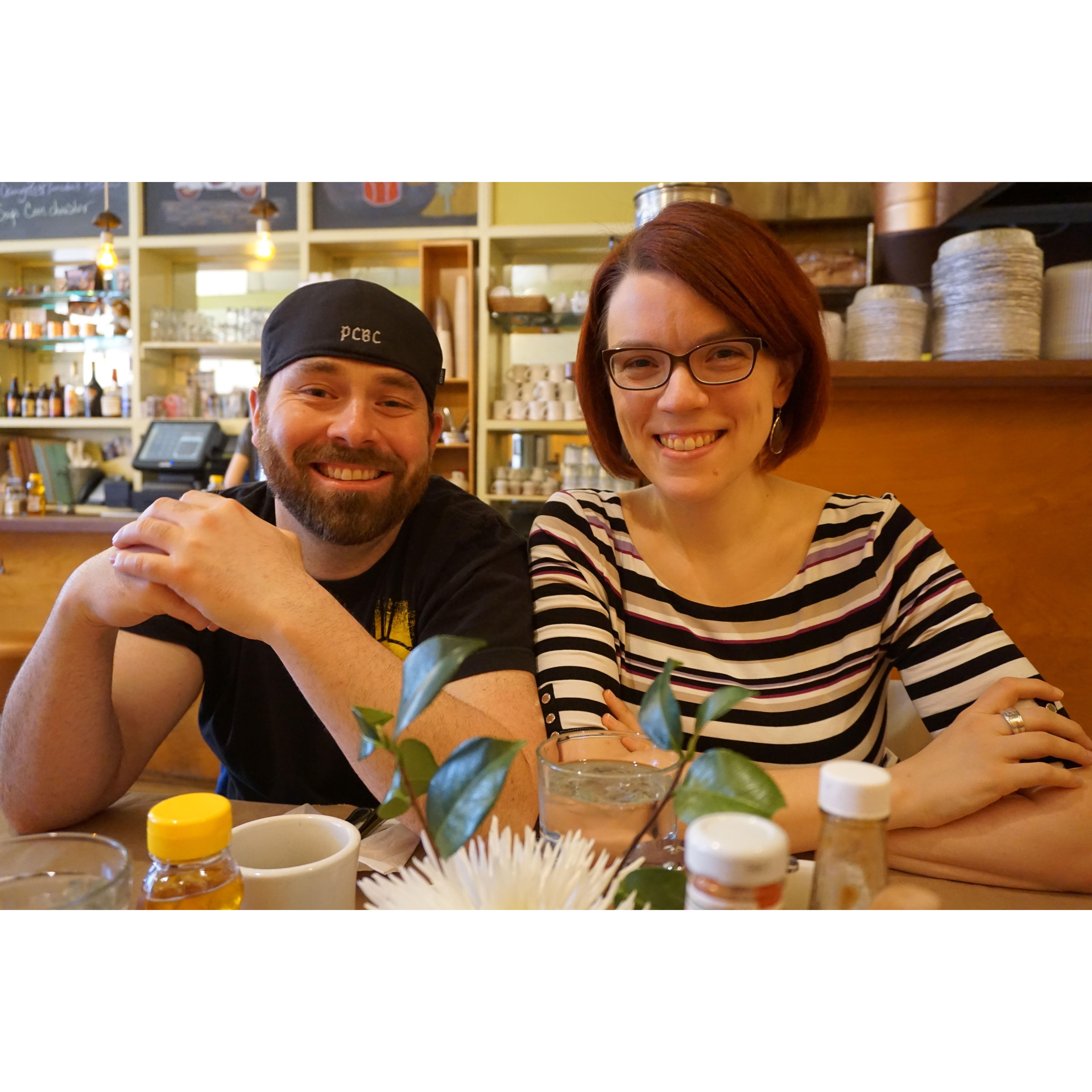 Our trip to Chicago, and Josh's only visit to Toast.