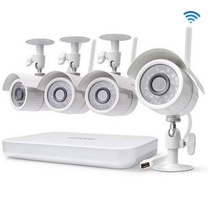 Zmodo Wireless Home Security Cameras System - 1080p 8CH HDMI NVR - 4 HD Wide Angle Weatherproof Outdoor Camera System