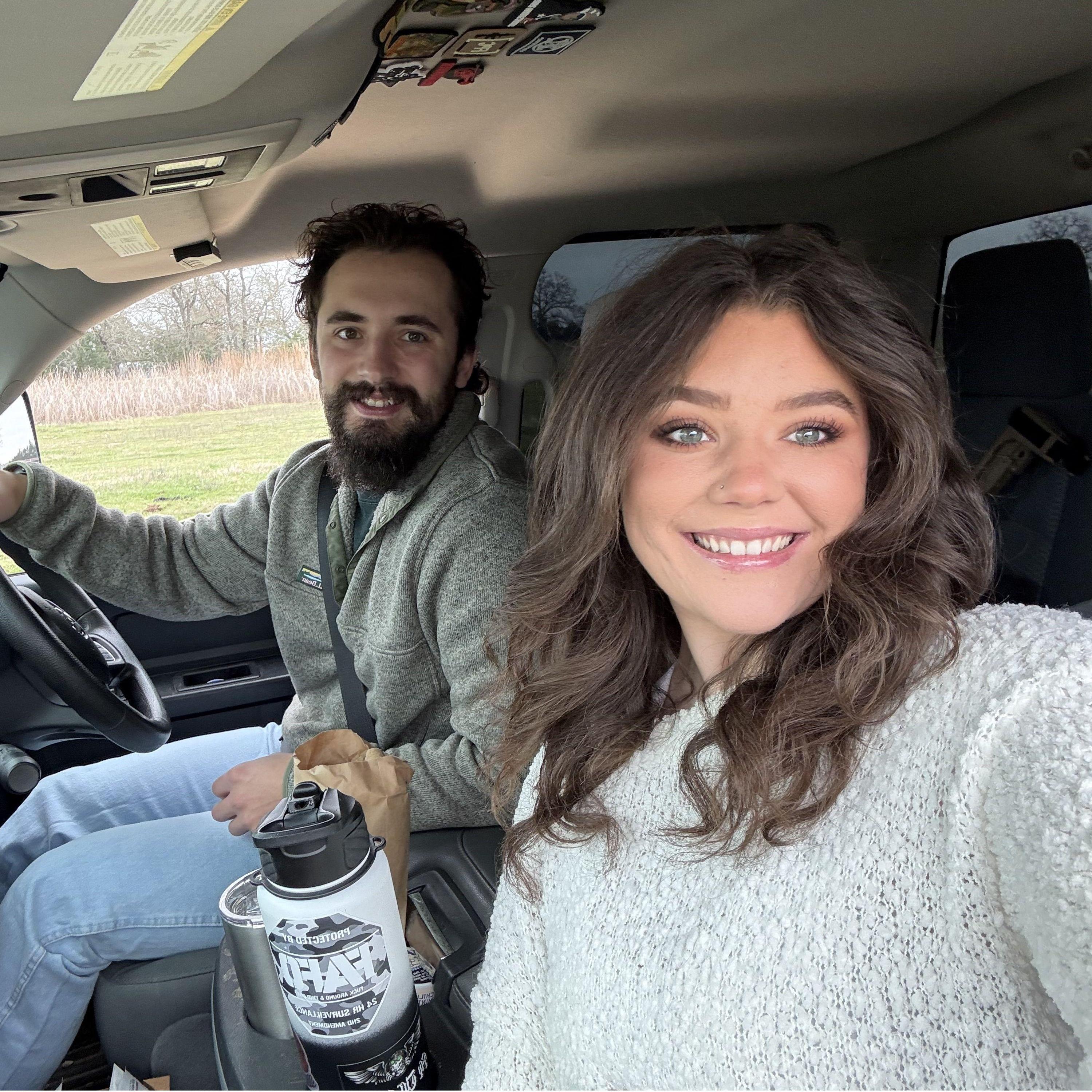 First Valentine's Day together! We went to a drive through safari