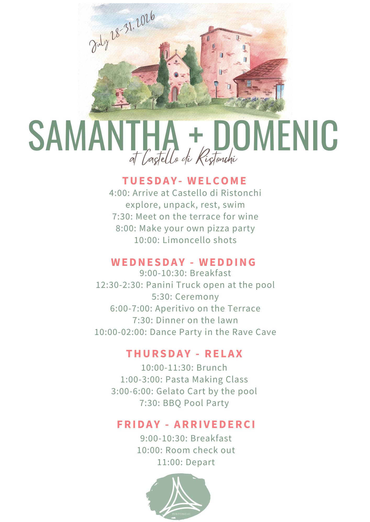 The Wedding Website of Samantha Drexler and Domenic Strano