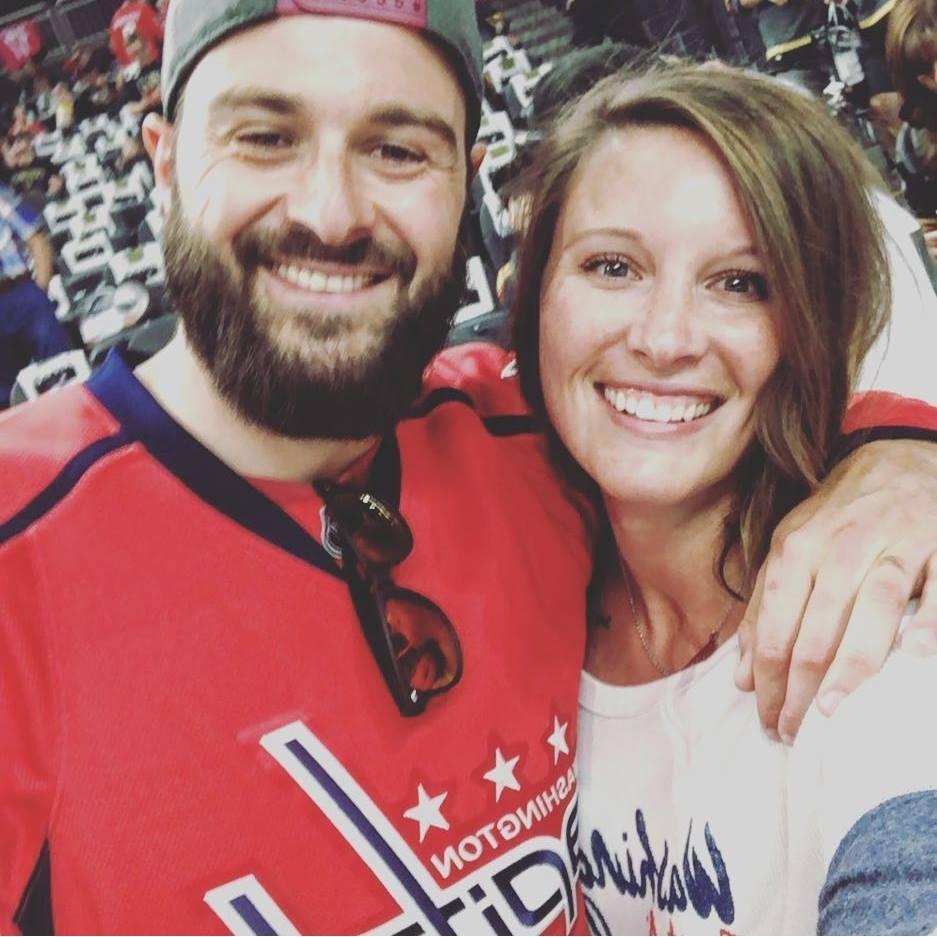 Amanda and Stefano at the Stanley Cup Finals - CAPITALS WON IT ALL!