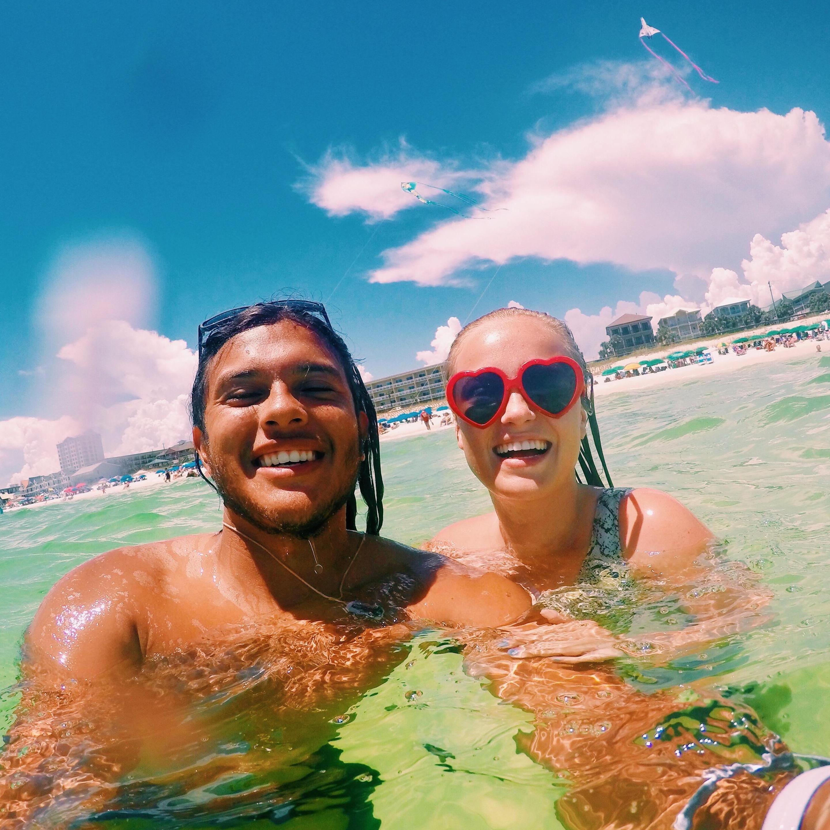 Our first vacation together, summer 2017