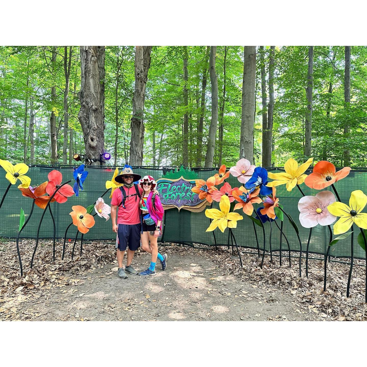 Michael's second Electric Forest, and Bea's 7th!