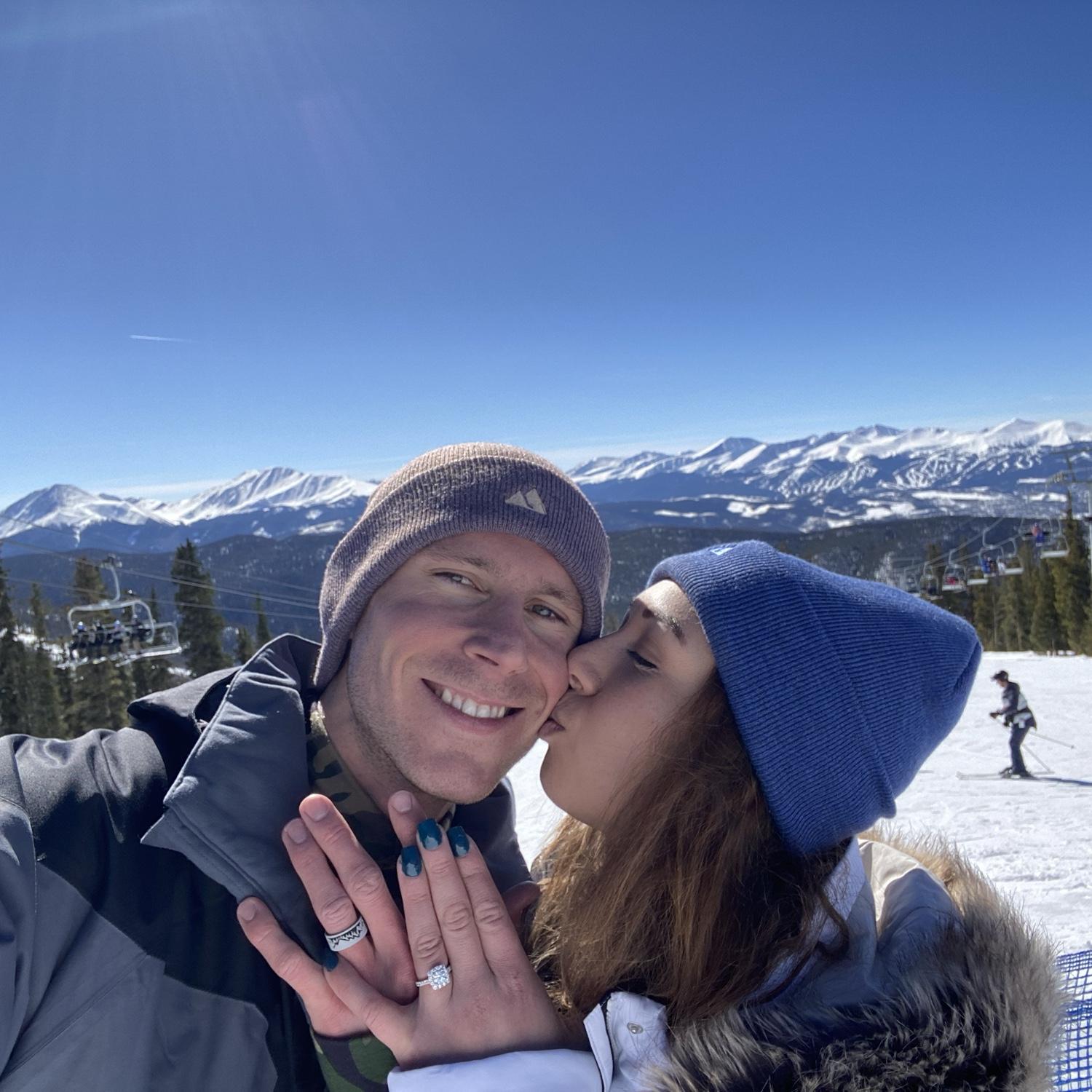 Wedding photos at the top of Keystone 🥰