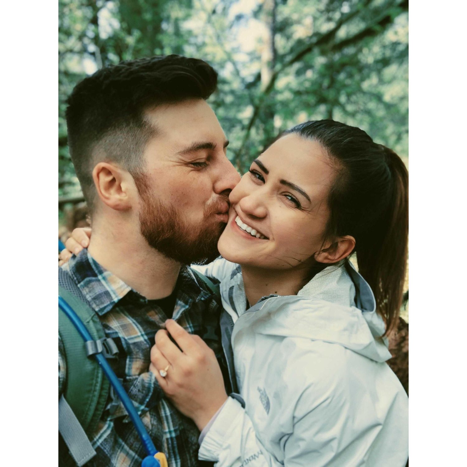 Sam popped the question, and Sara said "YES!"