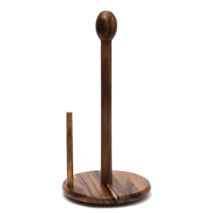 Acacia Wood Standing Paper Towel Holder