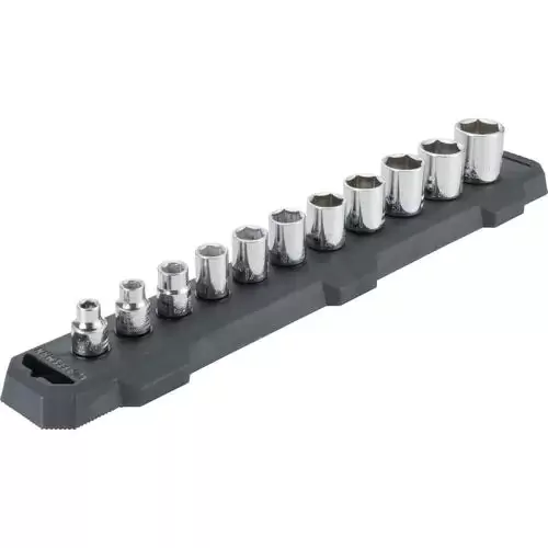 CRAFTSMAN 11-Piece Standard (SAE) 3/8-in Drive 6-point Shallow Socket Set
