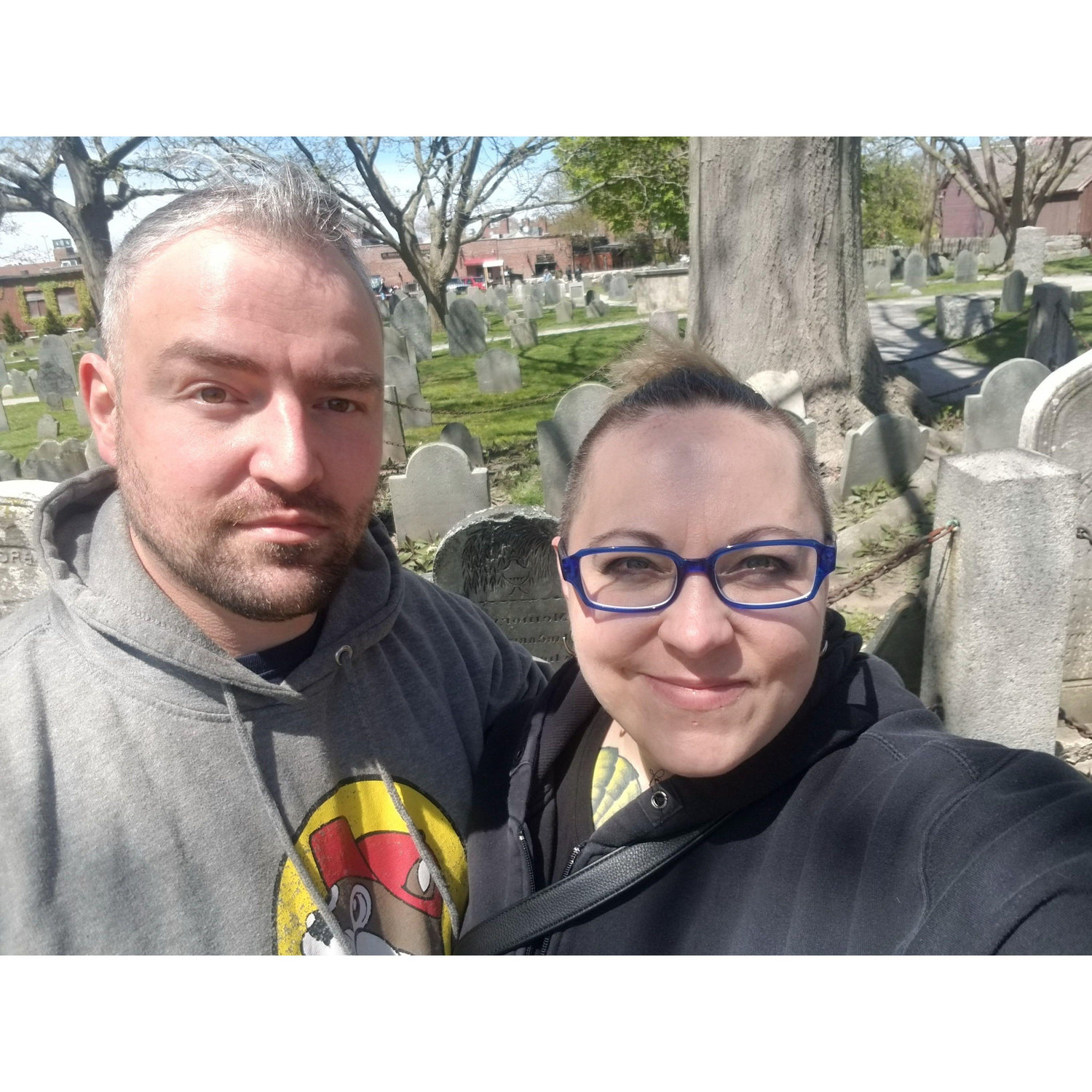 We wandered around Salem for a few hours and Rob loved it!