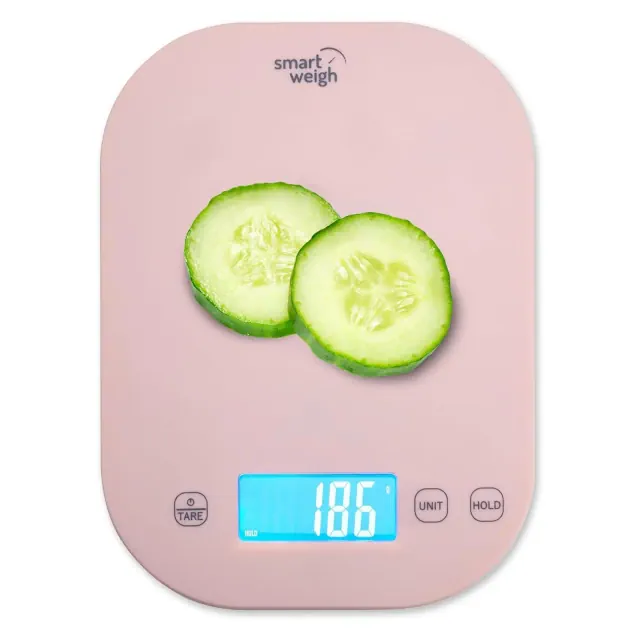 Smart Weigh Digital Food Scale - 11-pound capacity - Pink