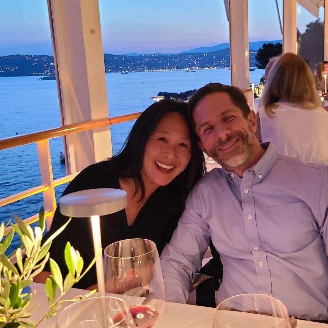 We went to Cannes Film Festival in 2021, but Helen's suitcase didn't make it. Here we are at the Hotel Du Cap. (Helen had packed a LBD in her carry-on, just in case anything happened to her luggage).