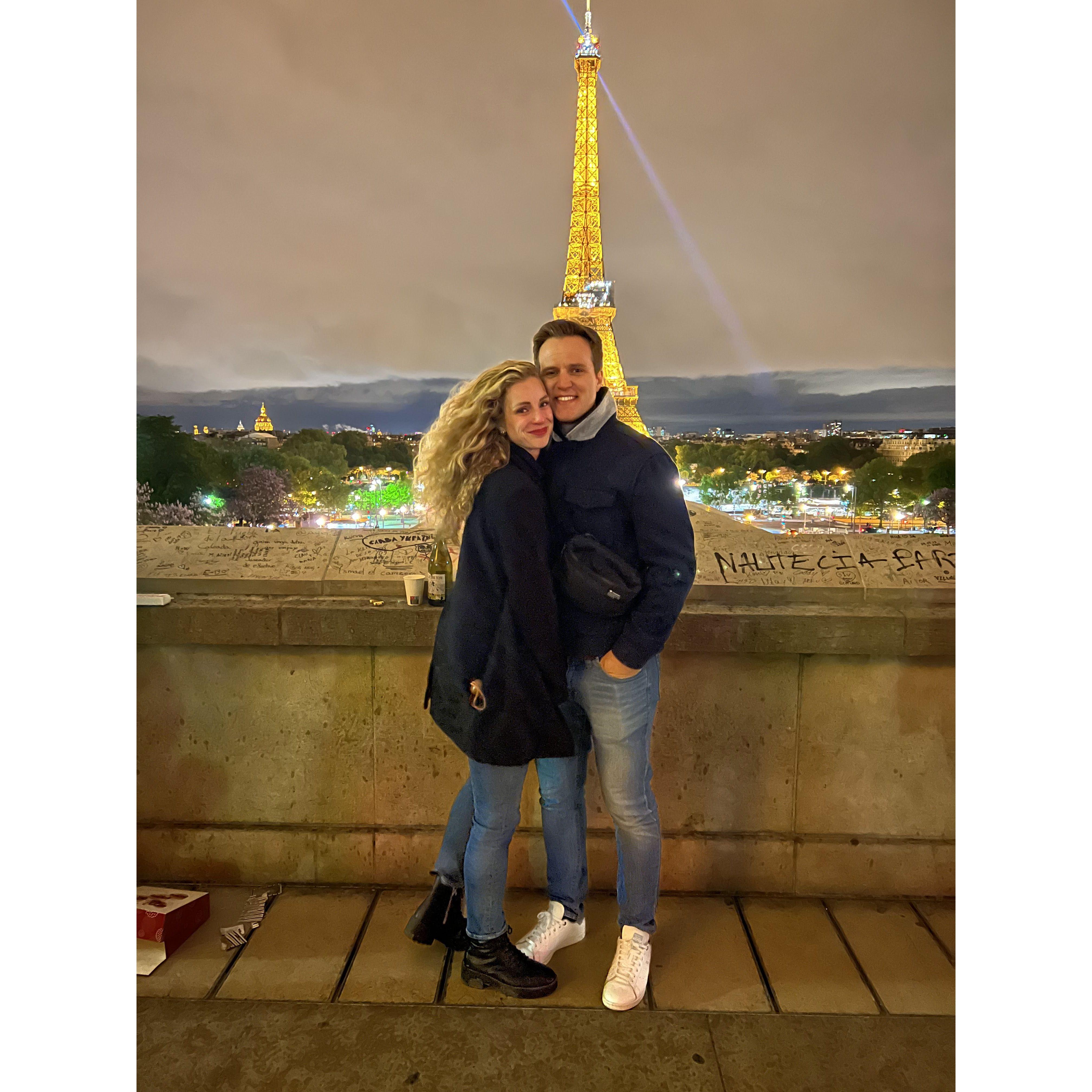 Paris! Right before Jordan proposed to Josh :)