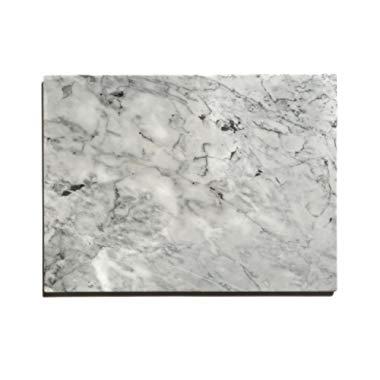 Kota Japan Premium Non-Stick Natural Marble Pastry Board Slab 12" X 16” with No-Slip Rubber Feet for Stability and to Protect your Countertop | Easy to Clean | Stays Cool