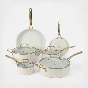 Martha Stewart Lockton Premium Nonstick Ceramic 10-Piece Cookware Set