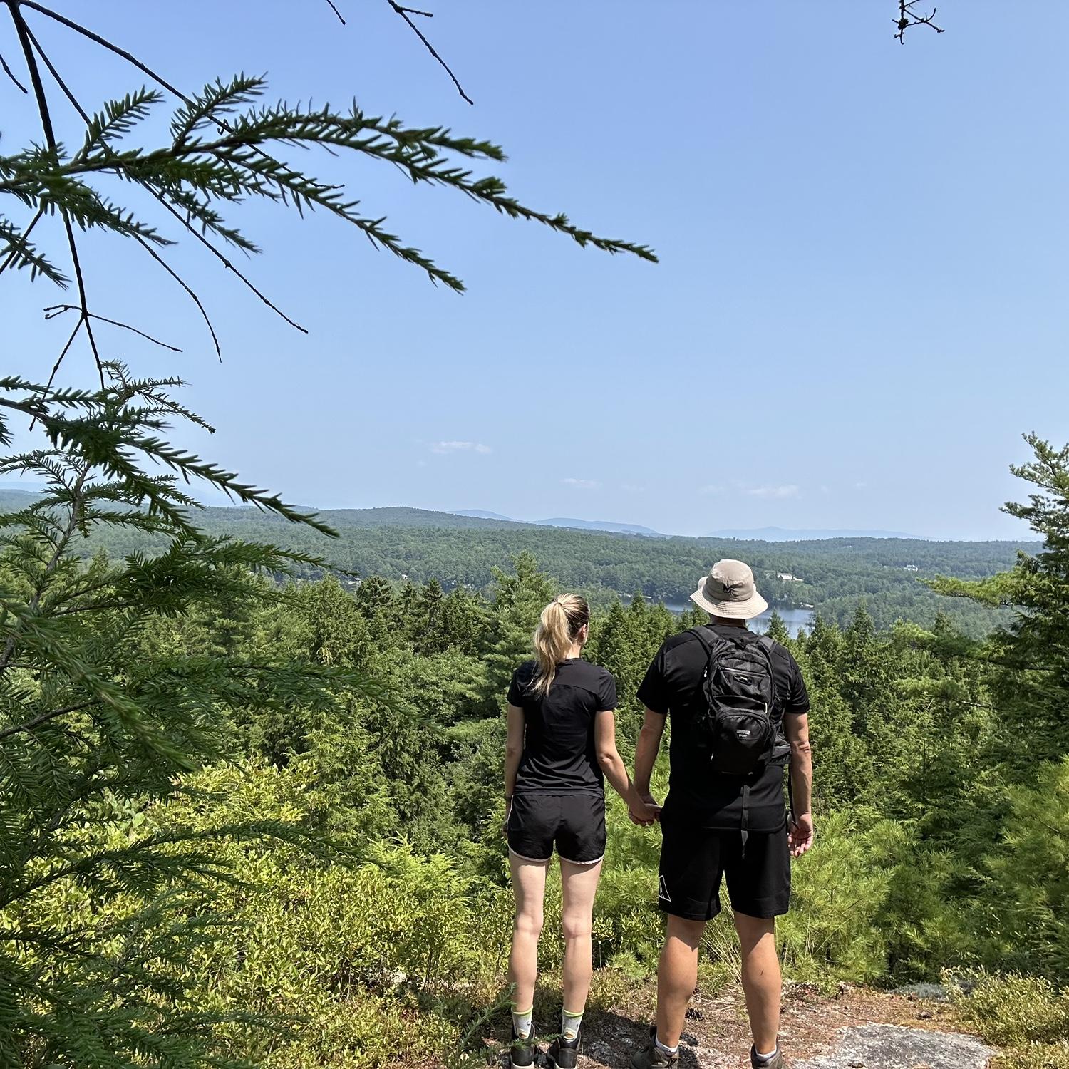 We love to hike when the weather is nice!