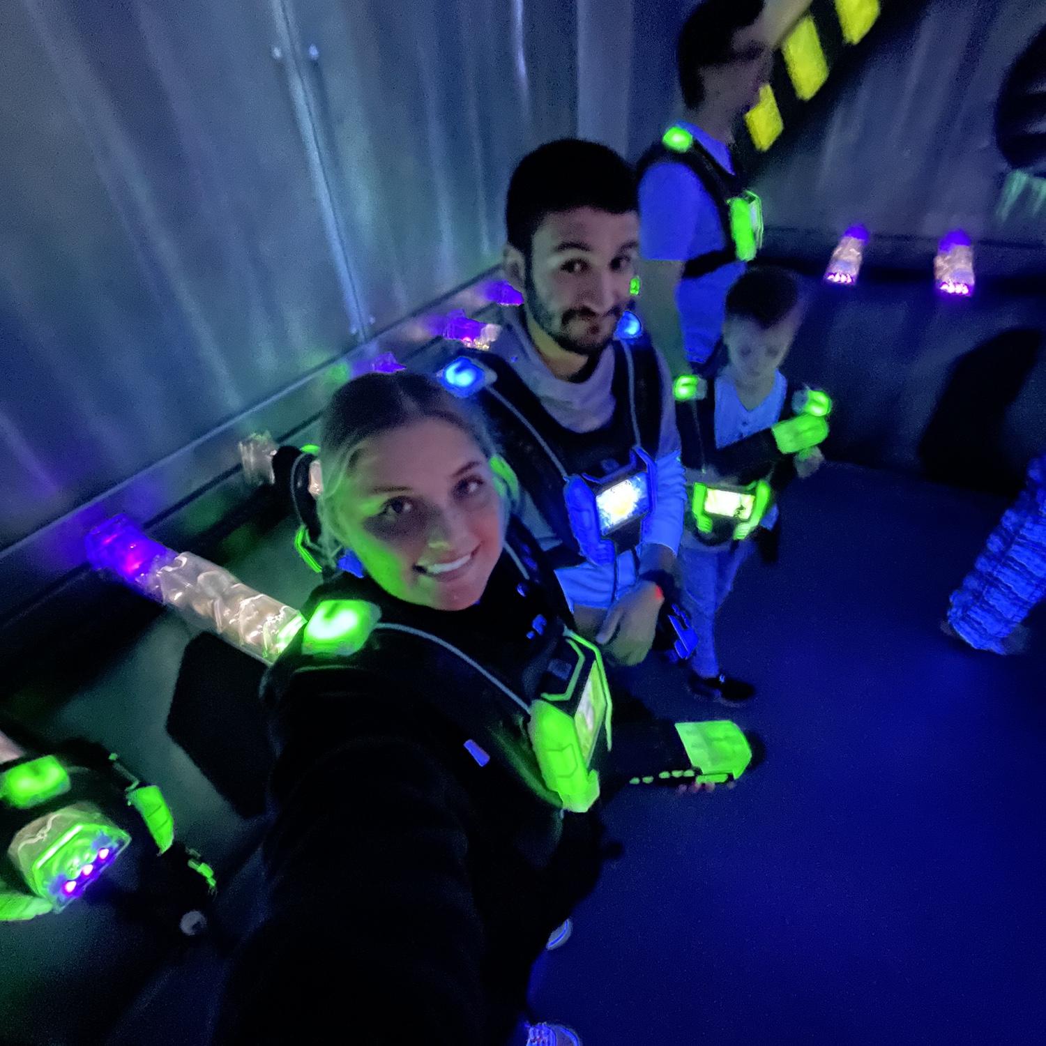 This Date night was Lazer Tag 2024