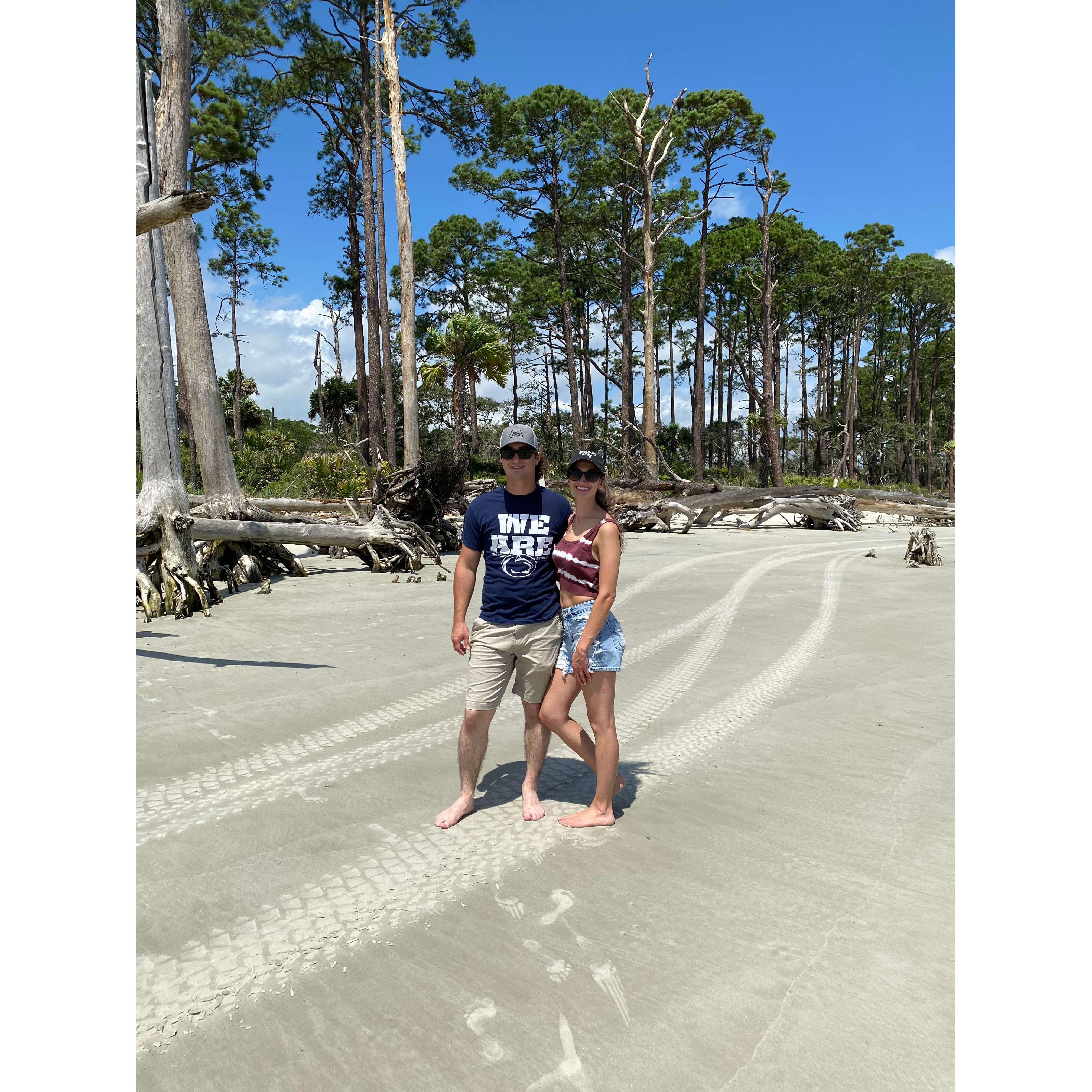 Our second big vacation together in Georgia.