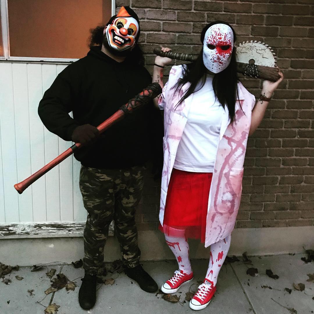 Our first Halloween together as "Purgers." ππ