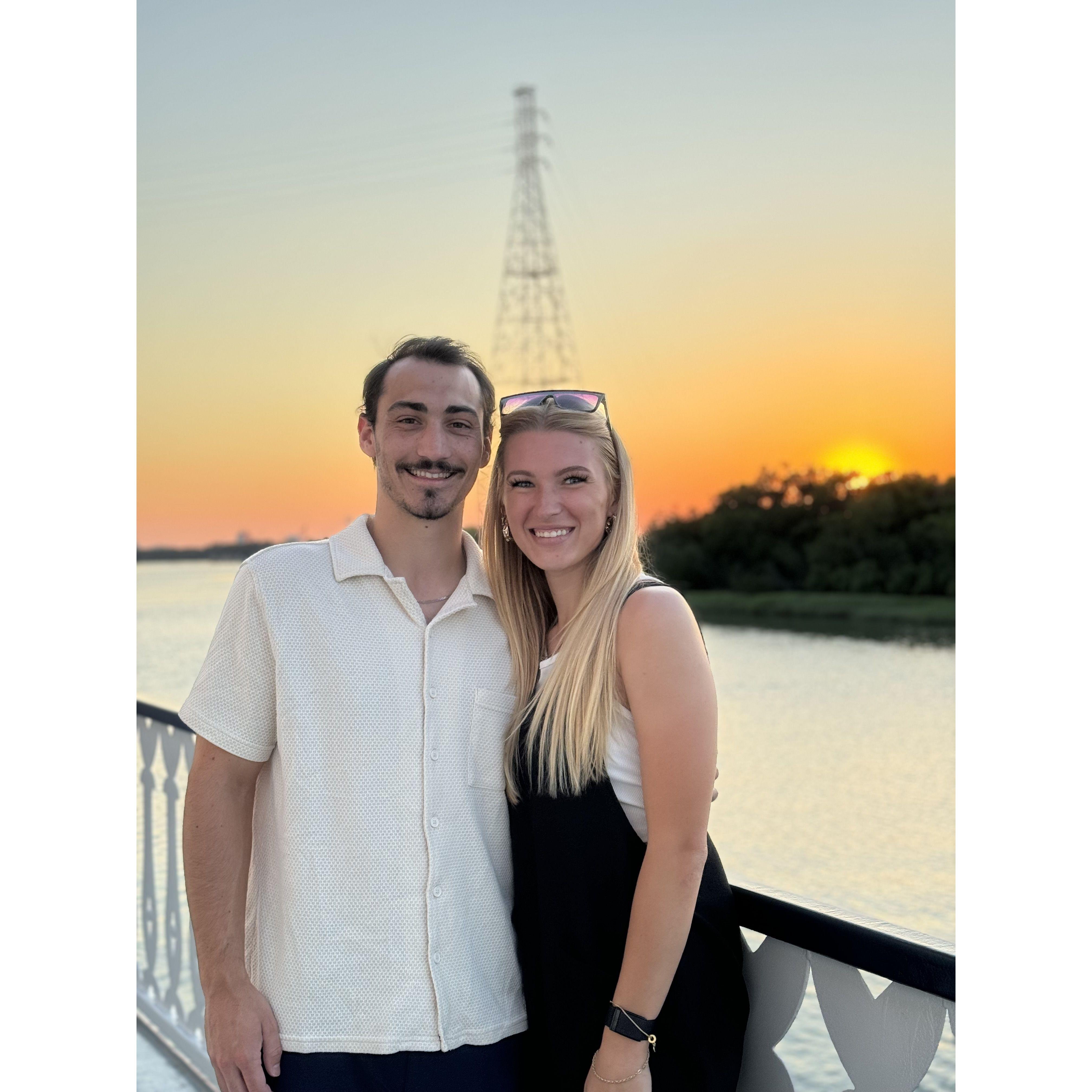 Conner and Kinley in Savannah