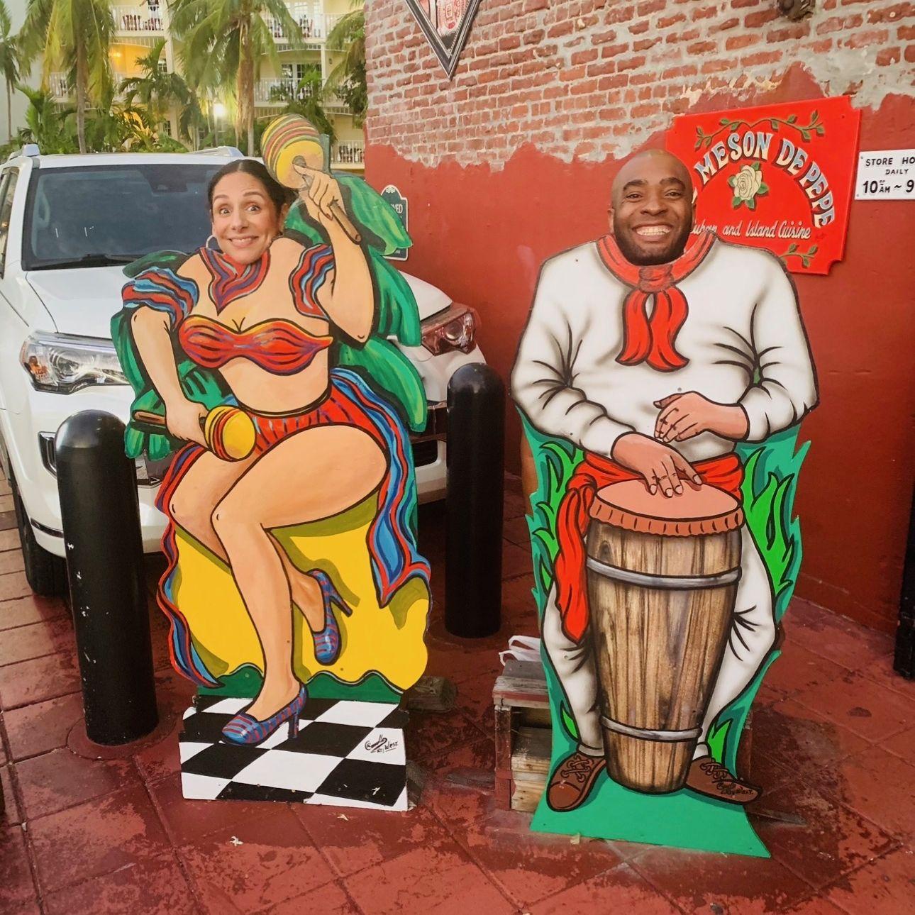 Our fave past time - being silly on our vacations.
