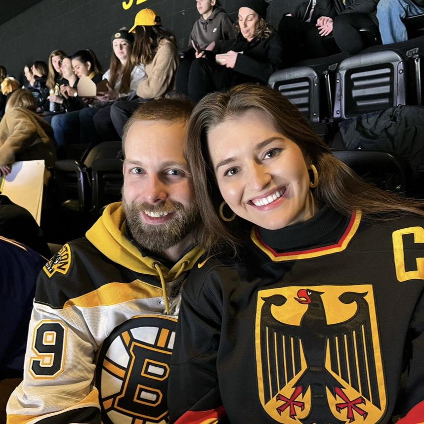 Bruins game for Tim's Birthday
