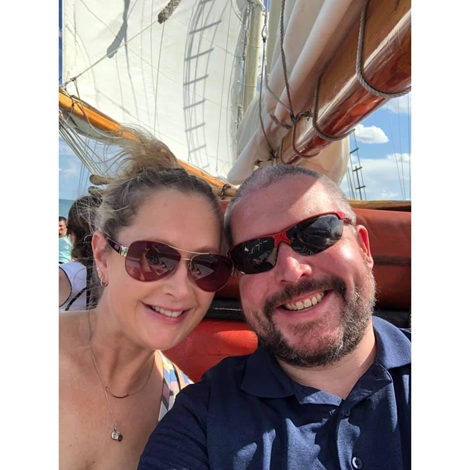 Pirate ship ride for our first anniversary 