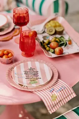 Nathalie Lete By the Sea Melamine Dessert Plate