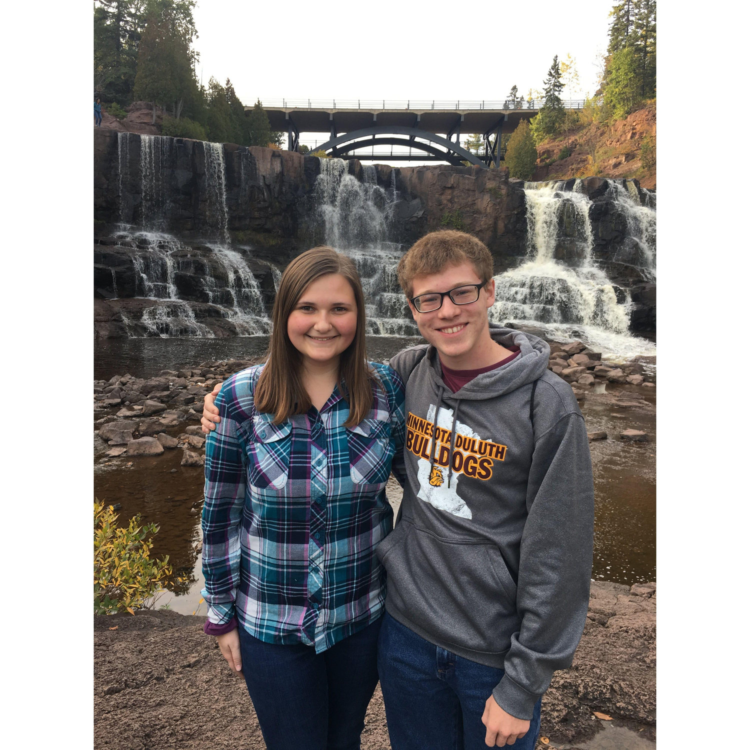 Our first couples photo from September 2019, about as awkward as you'd expect!