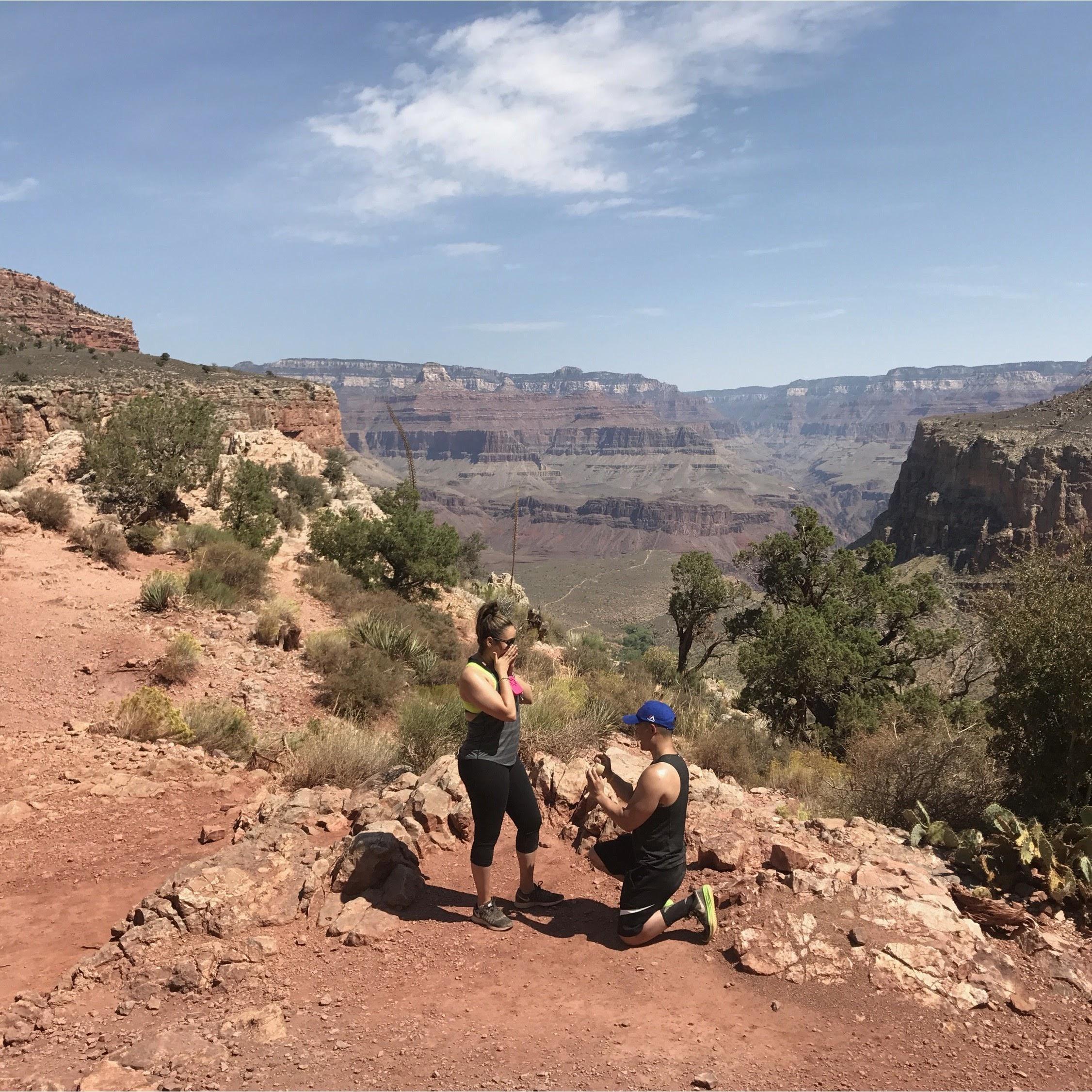 The one where Rocky got on one knee and Raeven said yes.