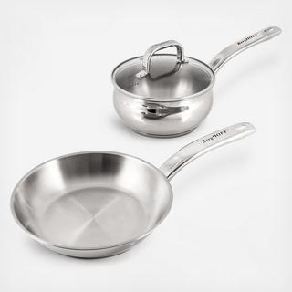 Belly Shape 3-Piece Cookware Set