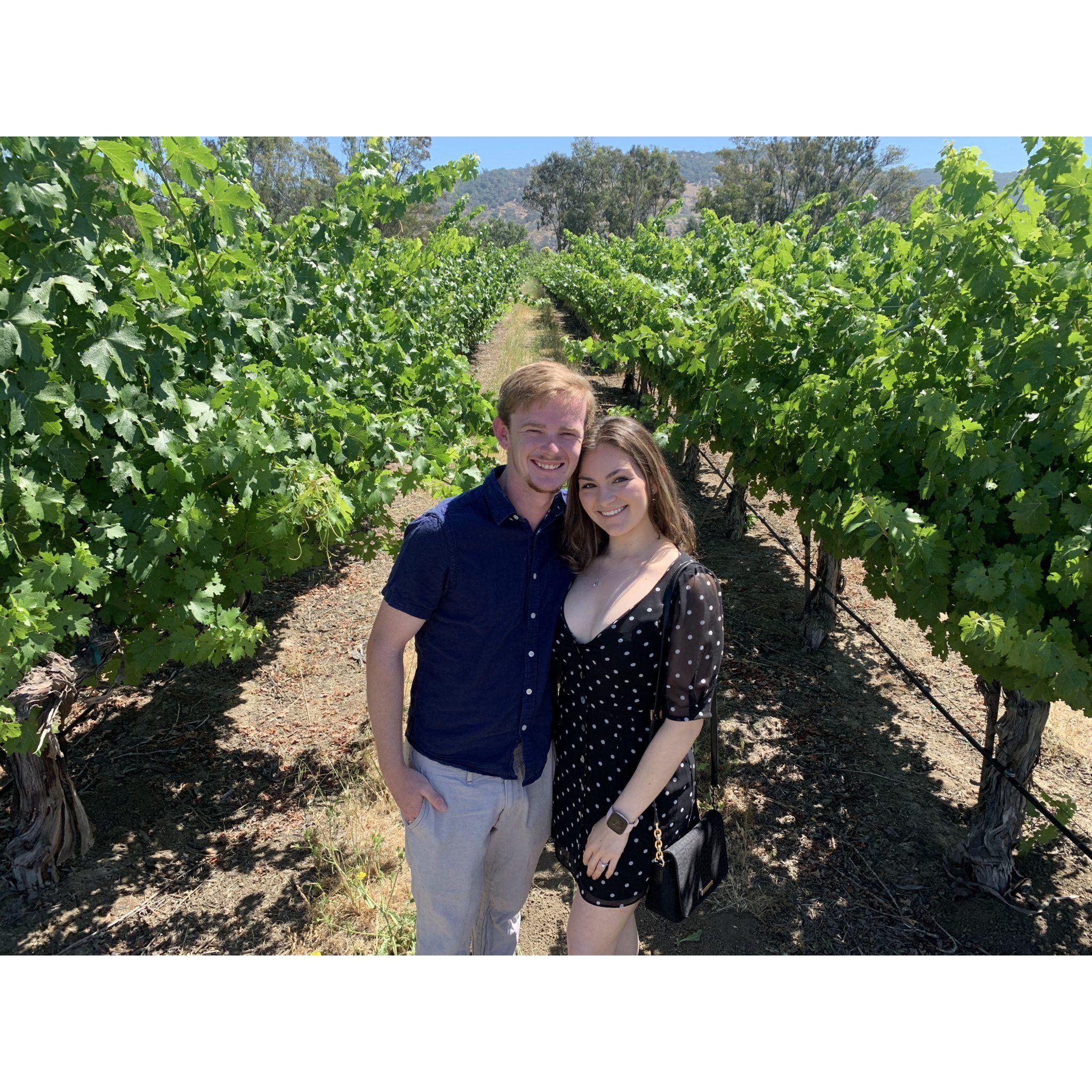 For Victoria's 21st birthday, Nolan planned a trip to Napa Valley where we did a wine tour.