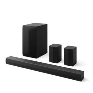 LG - 5.1-Channel S60TR Home Theater Soundbar with Wireless Subwoofer and Rear Speakers, Dolby Audio - Black