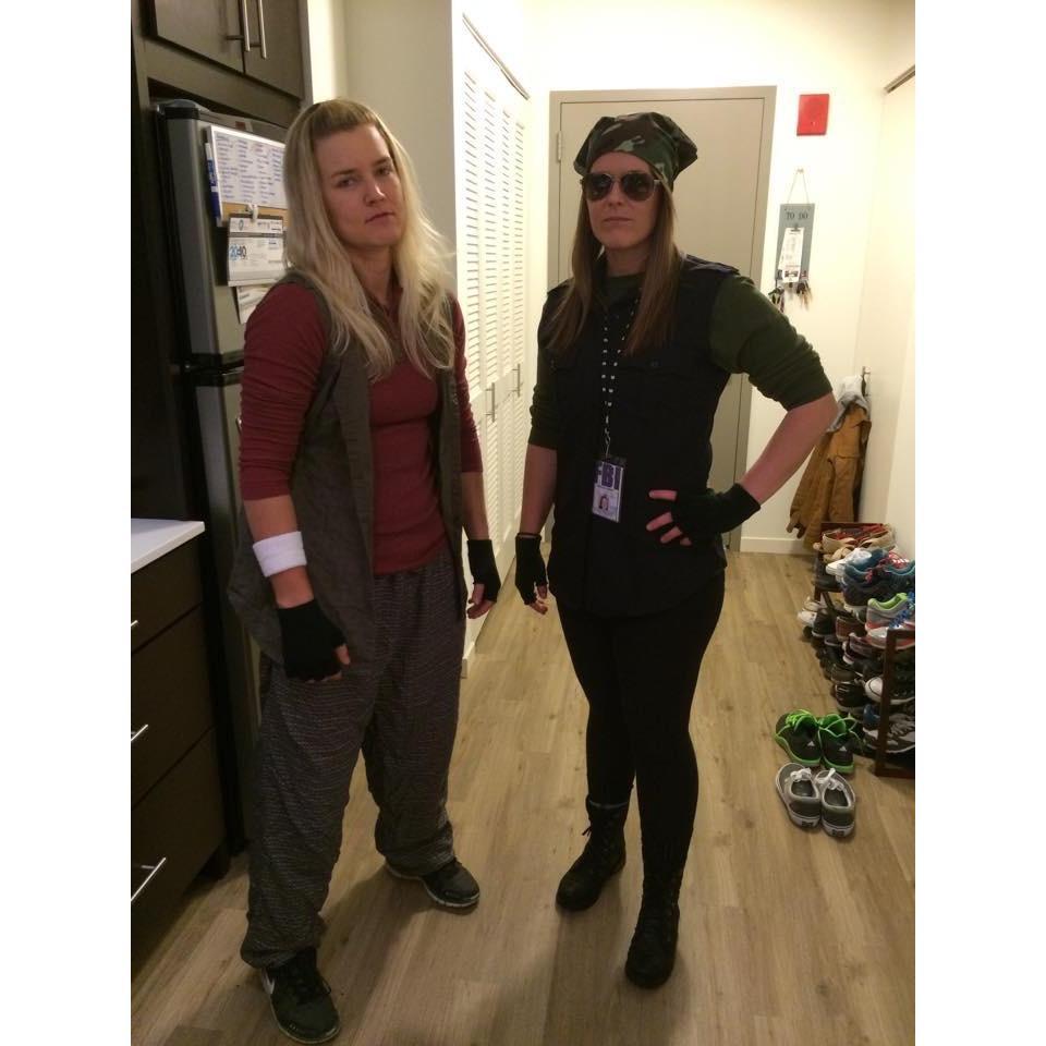 “The Heat” Halloween costume in Chicago 2014.
