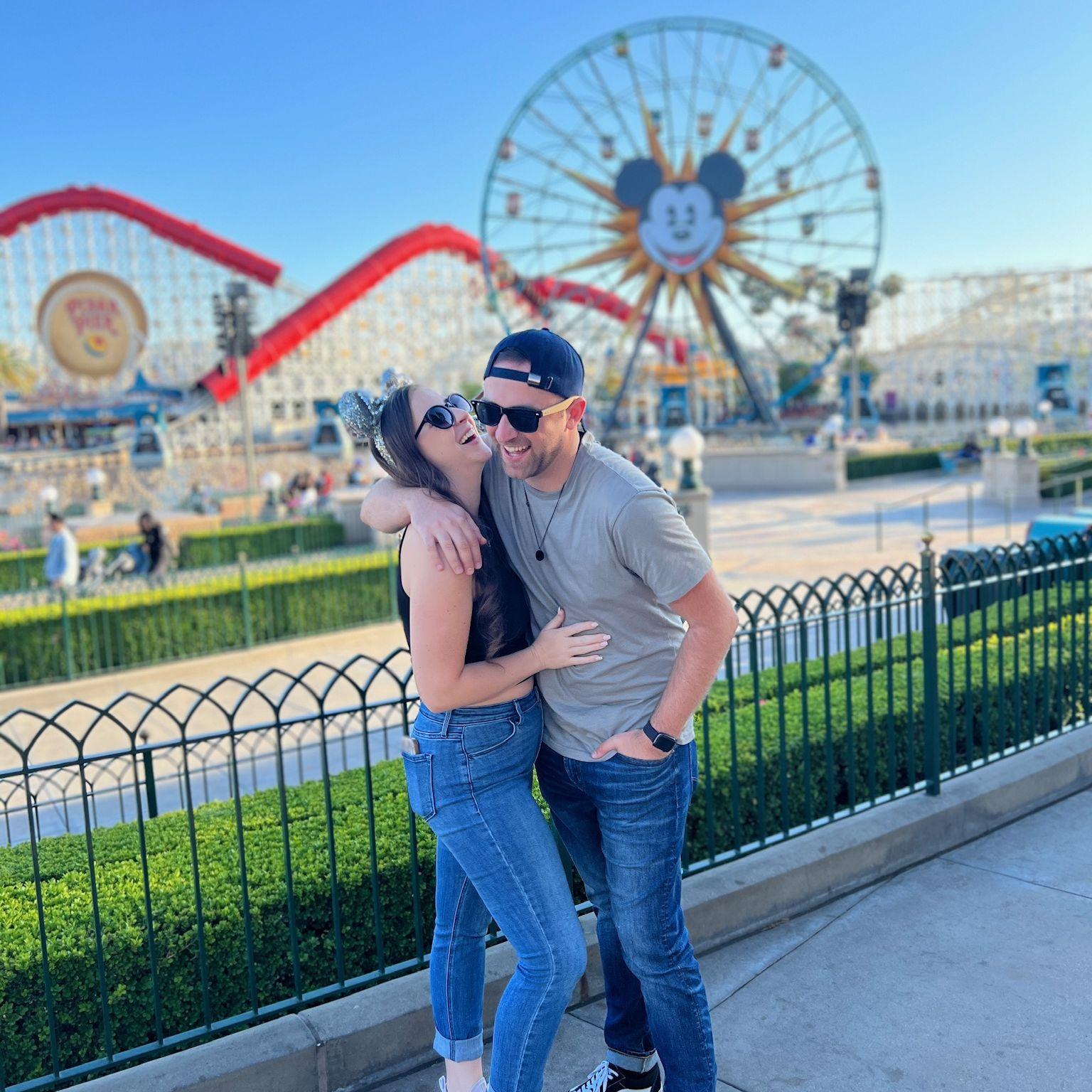 Our first public outing after telling our friends and family we were "spending time together".