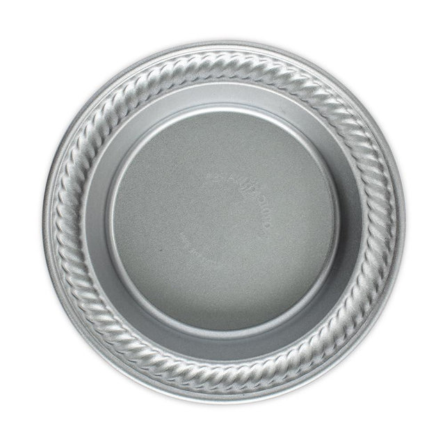 Nordic Ware Naturals Compact 5-Inch Pie Pan - Natural Uncoated Aluminum,Toaster Oven, Counter Ovens, Air Fryer and Broiler Safe, Personal Size