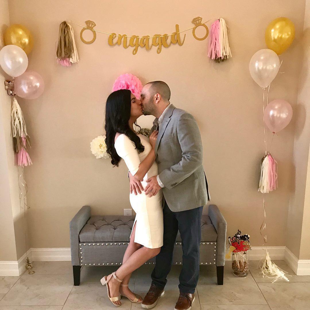 Celebrating our engagement with family and friends in Florida!