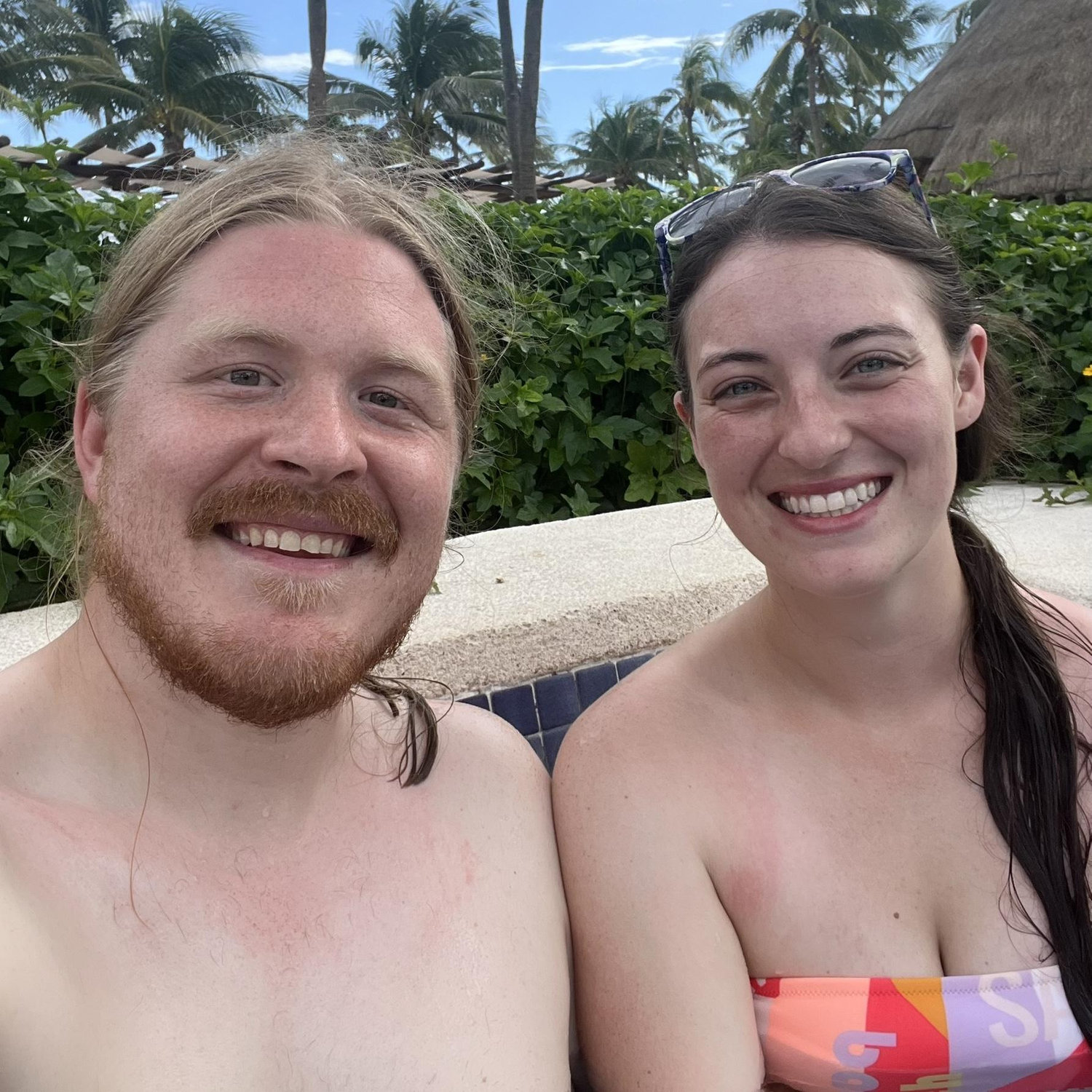 Vacation in Mexico for our “-1 year anniversary” (as Mitchell calls it) — October 2024!