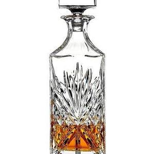 James Scott Crystal Liquor Whiskey and Wine Decanter Irish Cut 1 Piece 750ml