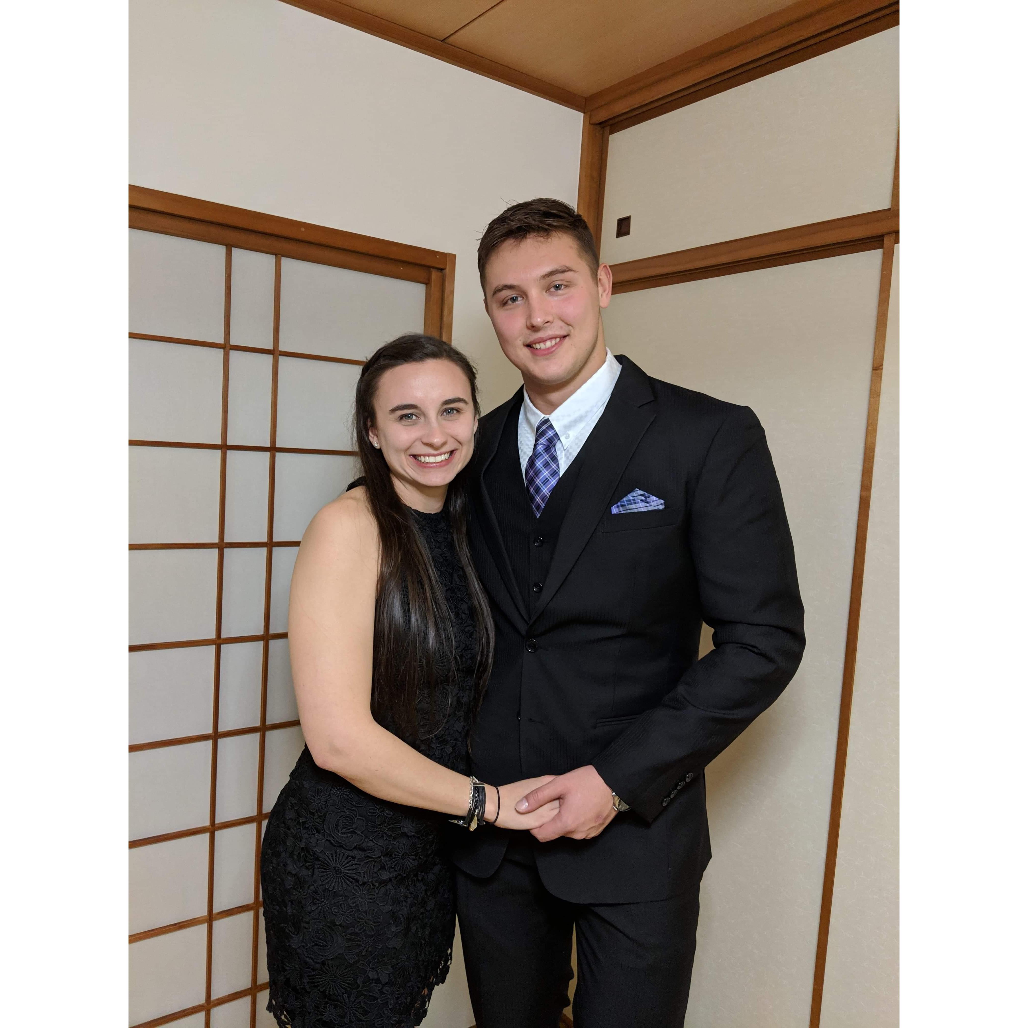 First formal dance, Reagan Ball, Japan