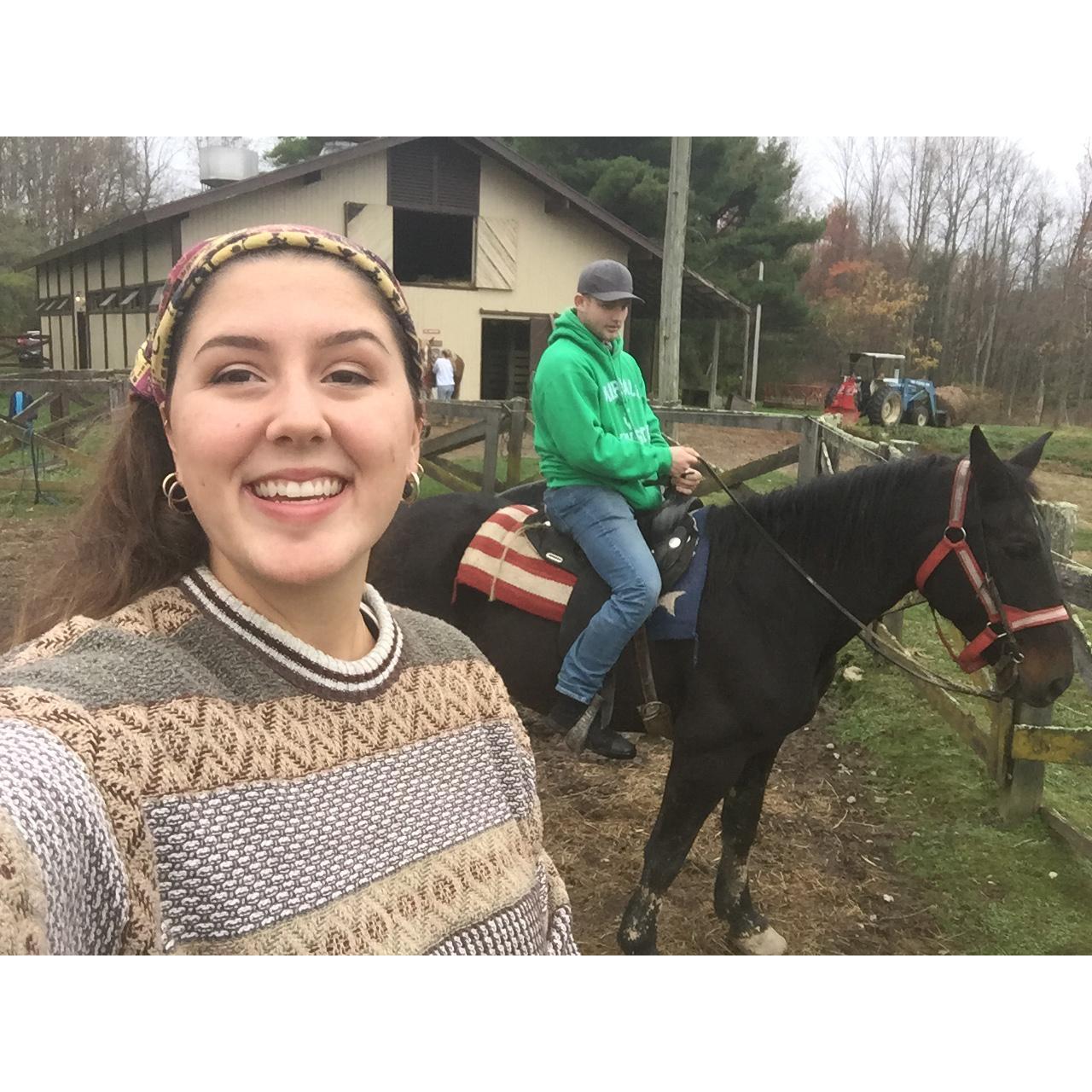 Horse back riding at Pipestem!
