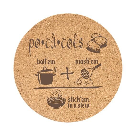 Kitchen Trivet for Hobbit Fans