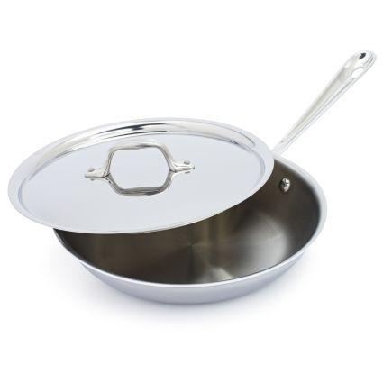 All-Clad Stainless-Steel Skillet with Lid - 10"