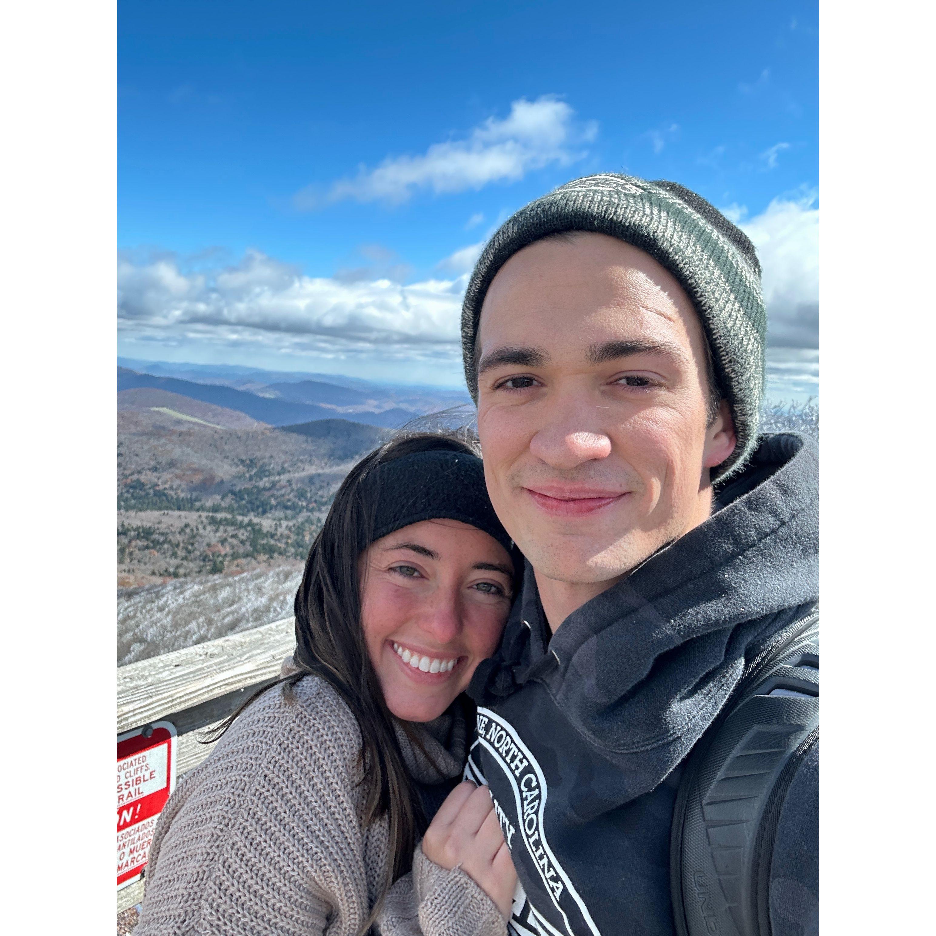 Hiking at Elk Knob