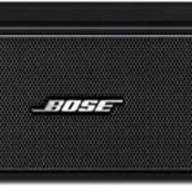Bose Solo 5 TV Soundbar Sound System Sleek Slim Design Bluetooth Connectivity, Black (Renewed)