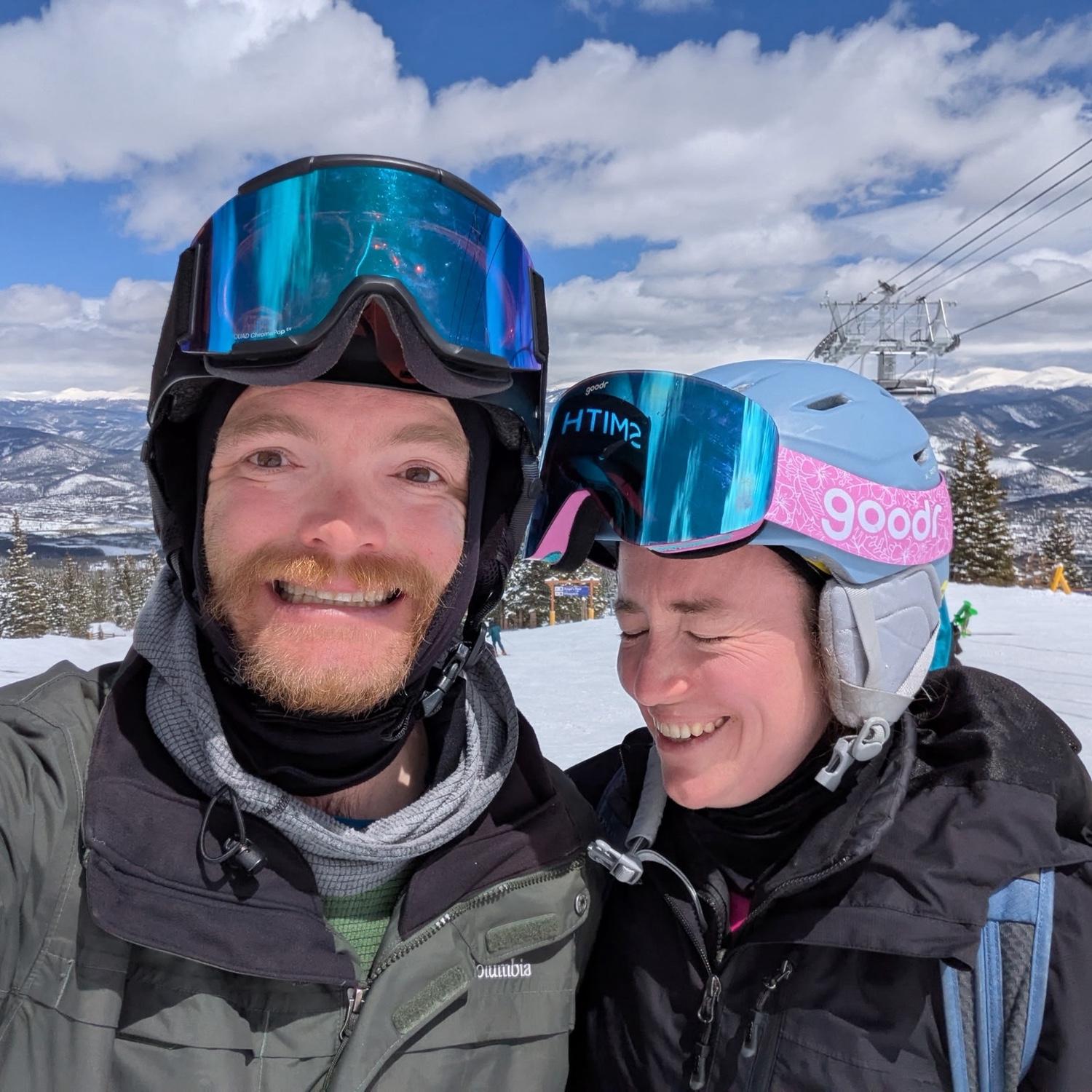 Selfie outtake on a ski day