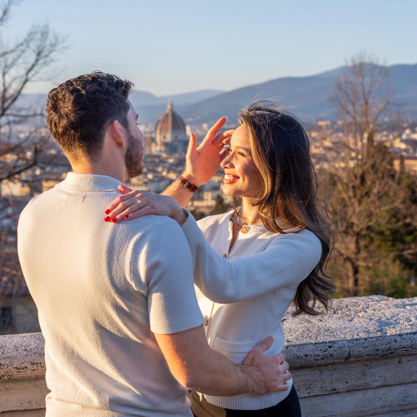 Proposal in Florence, Italy. March 4, 2025. 🤍