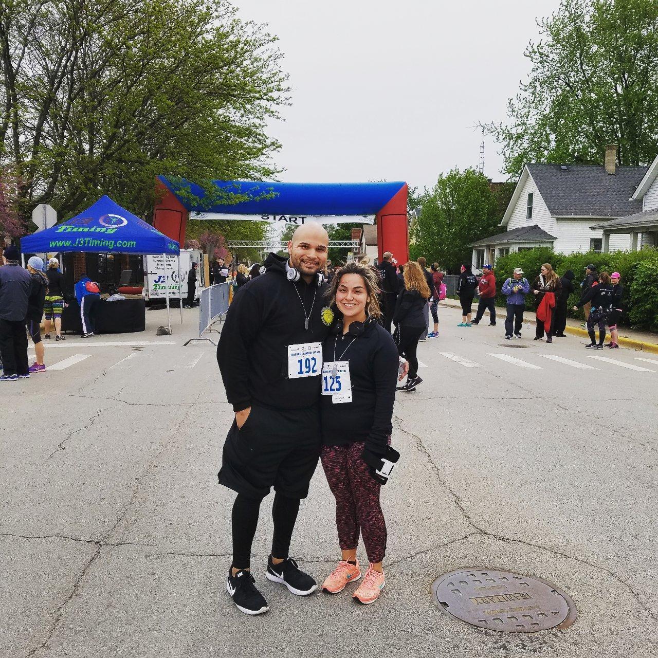 Our first race together!